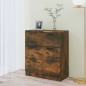 vidaXL Aparador madera contrachapada color roble ahumado 60x30x70 cm vidaXL Aparador madera contrachapada color roble ahumado 60x30x70 cm