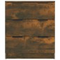vidaXL Aparador madera contrachapada color roble ahumado 60x30x70 cm vidaXL Aparador madera contrachapada color roble ahumado 60x30x70 cm