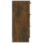 vidaXL Aparador madera contrachapada color roble ahumado 60x30x70 cm vidaXL Aparador madera contrachapada color roble ahumado 60x30x70 cm