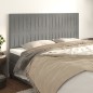 vidaXL Cabeceros 4 unidades de terciopelo gris claro 100x5x78/88 cm vidaXL Cabeceros 4 unidades de terciopelo gris claro 100x5x78/88 cm