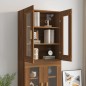 vidaXL Armario colgante de pared roble Sonoma 69,5x34x90 cm vidaXL Armario colgante de pared roble Sonoma 69,5x34x90 cm