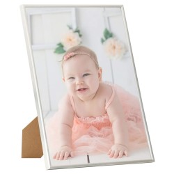 vidaXL Marcos de foto collage de pared/mesa 5 uds plateado MDF 50x70cm