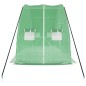 vidaXL Invernadero con estructura de acero verde 12 m² 6x2x2,85 m vidaXL Invernadero con estructura de acero verde 12 m² 6x2x2,85 m