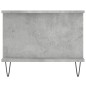 vidaXL Mesa de centro madera contrachapada gris hormigón 90x50x40 cm vidaXL Mesa de centro madera contrachapada gris hormigón 90x50x40 cm