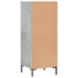 vidaXL Aparador de madera de ingeniería gris hormigón 34,5x32,5x90 cm vidaXL Aparador de madera de ingeniería gris hormigón 34,5x32,5x90 cm