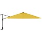 vidaXL Sombrilla de pared con LED amarillo 290 cm vidaXL Sombrilla de pared con LED amarillo 290 cm