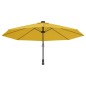 vidaXL Sombrilla de pared con LED amarillo 290 cm vidaXL Sombrilla de pared con LED amarillo 290 cm