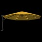 vidaXL Sombrilla de pared con LED amarillo 290 cm vidaXL Sombrilla de pared con LED amarillo 290 cm