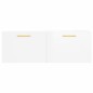 vidaXL Armario de pared madera ingeniería blanco brillo 100x36,5x35 cm vidaXL Armario de pared madera ingeniería blanco brillo 100x36,5x35 cm