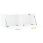 vidaXL Armario de pared madera ingeniería blanco brillo 100x36,5x35 cm vidaXL Armario de pared madera ingeniería blanco brillo 100x36,5x35 cm