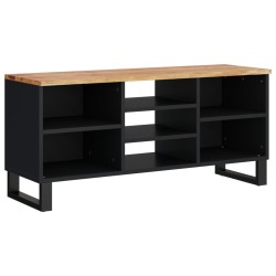 vidaXL Mueble de TV madera acacia y madera contrachapada 100x33x46 cm