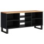 vidaXL Mueble de TV madera acacia y madera contrachapada 100x33x46 cm vidaXL Mueble de TV madera acacia y madera contrachapada 100x33x46 cm