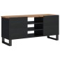 vidaXL Mueble de TV madera acacia y madera contrachapada 100x33x46 cm vidaXL Mueble de TV madera acacia y madera contrachapada 100x33x46 cm