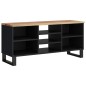 vidaXL Mueble de TV madera acacia y madera contrachapada 100x33x46 cm vidaXL Mueble de TV madera acacia y madera contrachapada 100x33x46 cm
