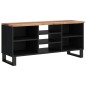 vidaXL Mueble de TV madera acacia y madera contrachapada 100x33x46 cm vidaXL Mueble de TV madera acacia y madera contrachapada 100x33x46 cm