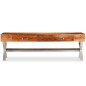 vidaXL Mueble dde TV con cajones madera maciza acabado sheesham 140 cm
