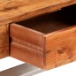 vidaXL Mueble dde TV con cajones madera maciza acabado sheesham 140 cm