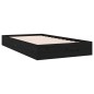 vidaXL Estructura de cama madera maciza negro 90x200 cm vidaXL Estructura de cama madera maciza negro 90x200 cm