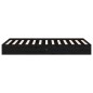 vidaXL Estructura de cama madera maciza negro 90x200 cm vidaXL Estructura de cama madera maciza negro 90x200 cm