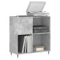 vidaXL Mueble discos madera contrachapada gris hormigón 84,5x38x89 cm vidaXL Mueble discos madera contrachapada gris hormigón 84,5x38x89 cm
