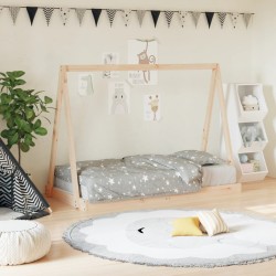 vidaXL Estructura de cama para niños madera maciza de pino 80x160 cm