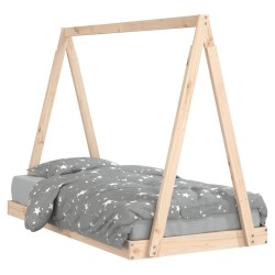 vidaXL Estructura de cama para niños madera maciza de pino 80x160 cm