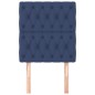 vidaXL Cabeceros 2 unidades de tela azul 80x7x78/88 cm vidaXL Cabeceros 2 unidades de tela azul 80x7x78/88 cm