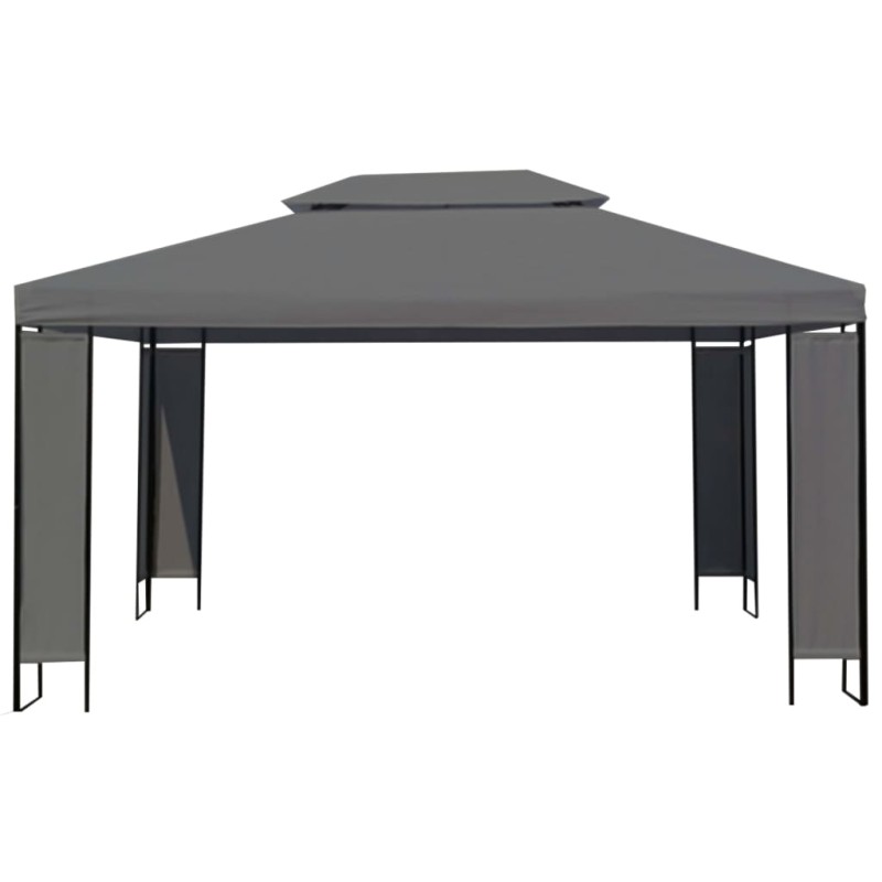 vidaXL Cenador de antracita 300x400 cm vidaXL Cenador de antracita 300x400 cm