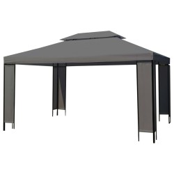 vidaXL Cenador de antracita 300x400 cm