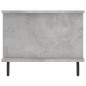 vidaXL Mesa de centro madera contrachapada gris hormigón 90x50x40 cm