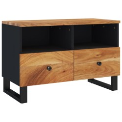 vidaXL Mueble de TV madera maciza de acacia 70x33x46 cm