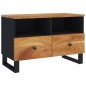 vidaXL Mueble de TV madera maciza de acacia 70x33x46 cm