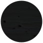 vidaXL Mesa de centro madera maciza de pino negro Ø 45x40 cm vidaXL Mesa de centro madera maciza de pino negro Ø 45x40 cm