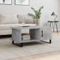 vidaXL Mesa de centro madera contrachapada gris hormigón 90x50x40 cm vidaXL Mesa de centro madera contrachapada gris hormigón 90x50x40 cm