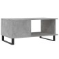 vidaXL Mesa de centro madera contrachapada gris hormigón 90x50x40 cm vidaXL Mesa de centro madera contrachapada gris hormigón 90x50x40 cm