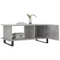 vidaXL Mesa de centro madera contrachapada gris hormigón 90x50x40 cm vidaXL Mesa de centro madera contrachapada gris hormigón 90x50x40 cm