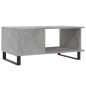 vidaXL Mesa de centro madera contrachapada gris hormigón 90x50x40 cm vidaXL Mesa de centro madera contrachapada gris hormigón 90x50x40 cm