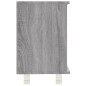 vidaXL Armario de baño madera contrachapada gris Sonoma 60x32x53,5 cm