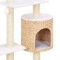 vidaXL Rascador para gatos de hierba marina con poste de sisal vidaXL Rascador para gatos de hierba marina con poste de sisal