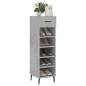 vidaXL Zapatero madera de ingeniería gris hormigón 30x35x105 cm vidaXL Zapatero madera de ingeniería gris hormigón 30x35x105 cm