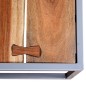 vidaXL Set de mesas de centro 2 unidades madera maciza de acacia vidaXL Set de mesas de centro 2 unidades madera maciza de acacia