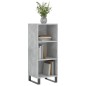 vidaXL Aparador de madera de ingeniería gris hormigón 34,5x32,5x90 cm vidaXL Aparador de madera de ingeniería gris hormigón 34,5x32,5x90 cm
