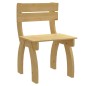 vidaXL Silla de jardín de madera de pino impregnada vidaXL Silla de jardín de madera de pino impregnada