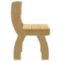 vidaXL Silla de jardín de madera de pino impregnada vidaXL Silla de jardín de madera de pino impregnada
