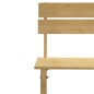 vidaXL Silla de jardín de madera de pino impregnada vidaXL Silla de jardín de madera de pino impregnada