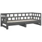 vidaXL Sofá cama extraíble madera maciza de pino gris 2x(80x200) cm vidaXL Sofá cama extraíble madera maciza de pino gris 2x(80x200) cm