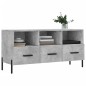 vidaXL Mueble de TV madera de ingeniería gris hormigón 102x36x50 cm