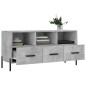 vidaXL Mueble de TV madera de ingeniería gris hormigón 102x36x50 cm