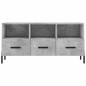 vidaXL Mueble de TV madera de ingeniería gris hormigón 102x36x50 cm