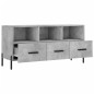 vidaXL Mueble de TV madera de ingeniería gris hormigón 102x36x50 cm